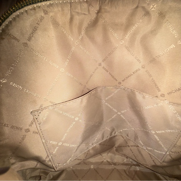 Michael Kors Olive Backpack, rare find, sold out everywhere. NWOT - Picture 9 of 9